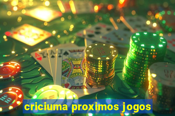 criciuma proximos jogos